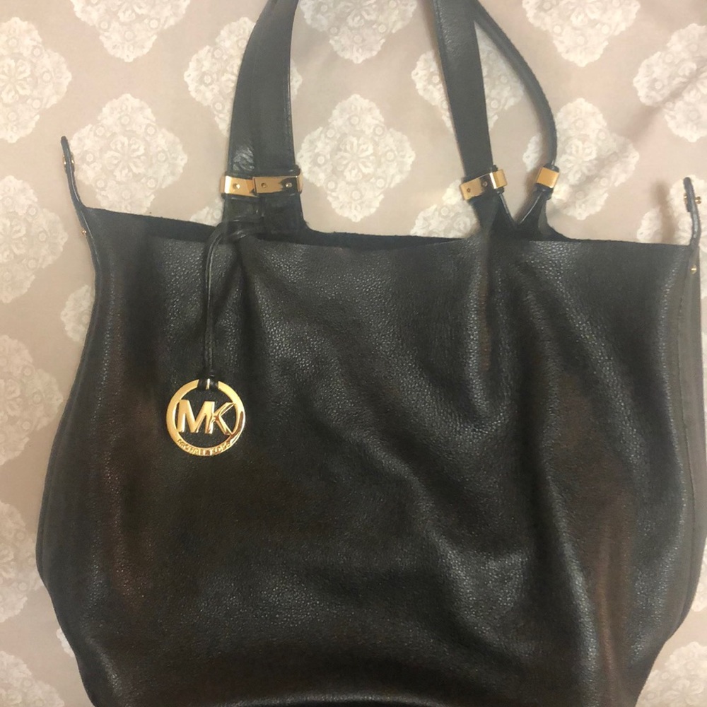 MK Michael Kors Reversible shoulder bag black